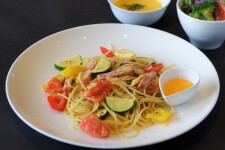 夏野菜のペペロンチーノ