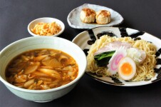 春キャベツととろろ昆布のつけ麺
